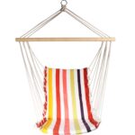 Hamak-Krzesło Brazylijskie Goliat do Ogrodu i Domu Z Kolorowych Pasków