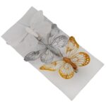 Komplet 3 motyli na klamerce 10 cm - obrazek 3