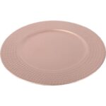 Podtalerz Dekoracyjny Kwadraciki Różowy 33cm - Akcesorium na Przyjęcia i Święta - obrazek 2