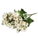 Bukiet 7 gałązek z 35 kwiatami chryzantemy kolor biały - obrazek 2