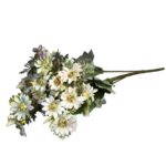 Bukiet 7 gałązek z 35 kwiatami chryzantemy kolor zielony - obrazek 2