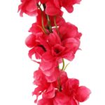 Sztuczna Gałązka Ostróżki w Kolorze Różowym - 78 cm - obrazek 3