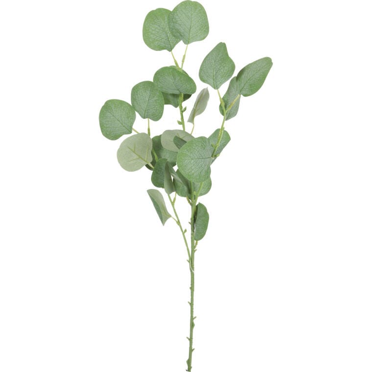 HM1147201Z Gałązka Sztucznych Liści Eukaliptusa 73 cm zielona - obrazek 1