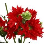 MARGARETKI GAŁAZKA WIELOKWIATOWA 70 CM KOLOR CZERWONY - obrazek 3
