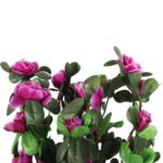 Bukiet 5 gałązek z drobnymi kwiatami róży kolor fioletowy - obrazek 2