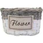 Osłonka Dekoracyjna Koszyczek Flower Duża Szary