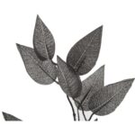 LIŚĆ GAŁĄZKA POTRÓJNA KOLOR CZARNY 60 CM - obrazek 2