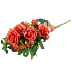Bukiet płaski z różami 60cm POMARAŃCZOWY - obrazek 3