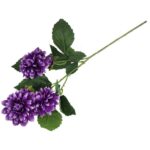 Gałązka 5 dalii w kolorze fioletowym - obrazek 3