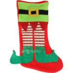 SKARPETA PREZENTOWA WOREK NA PREZENTY WOREK ŚW MIKOŁAJA ZAWIESZKA 42 CM CZERWONA - obrazek 2