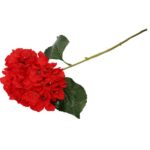 HORTENSJA KWIAT SZTUCZNY CZERWONY - obrazek 2