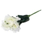 Bukiet5 HORTENSJI w kolorze BIAŁYM 52 cm - obrazek 3