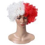 Peruka Kibica w Barwach Biało-Czerwonych Afro Polska