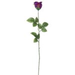 Róża pojedynka w kolorze fioletowym 68 cm - obrazek 2