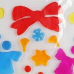 NAKLEJKI ŻELOWE SAMOPRZYLEPNE NA OKNO Z ANIOŁAMI 20 CM - obrazek 2