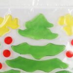 NAKLEJKI ŻELOWE SAMOPRZYLEPNE NA OKNO Z CHOINKĄ 20 CM - obrazek 2