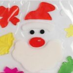 NAKLEJKI ŻELOWE SAMOPRZYLEPNE NA OKNO Z MIKOŁAJEM 20 CM II - obrazek 2