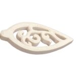 BIAŁA ZAWIESZKA CHOINKOWA W KSZTAŁCIE SOPLA - obrazek 3