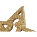 Złota Ażurowa Gwiazda z Brokatu - Zawieszka Dekoracyjna - obrazek 2