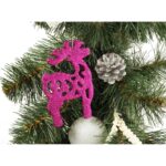 Renifer zawieszka w kolorze fioletowym - obrazek 2