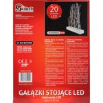 Dekoracja - gałązki z lampkami LED 28 cm - obrazek 2