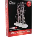Dekoracja - gałązki z lampkami LED 28 cm - obrazek 3