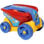 Kolorowy zestaw do piasku z wózkiem - obrazek 2