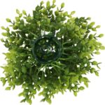 Kula z bukszpanu sztucznego 20 cm - idealna do dekoracji ogrodu - obrazek 3