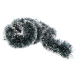 Łańcuch choinkowy GOLIAT, średnica 15 cm, długość 3 m, ZIELONO BIAŁY, polski produkt.