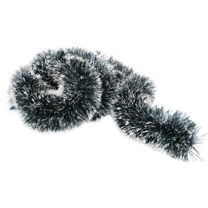 Łańcuch choinkowy GOLIAT, średnica 15 cm, długość 3 m, ZIELONO BIAŁY, polski produkt.