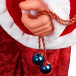 DUŻY MIKOŁAJ 180cm FIGURA TAŃCZY ŚPIEWA OZDOBA BOŻE NARODZENIE ŚWIĘTA - obrazek 3