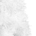 Biały Świerk Dekoracyjny 45 cm na Plastikowej Podstawie - obrazek 2