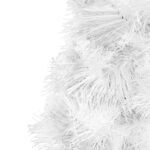 Biały Świerk Dekoracyjny 45 cm na Plastikowej Podstawie - obrazek 3