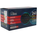 Siatka LED 3x3 M 240 LED Multikolor Lampki Choinkowe Zewnętrzna - obrazek 2