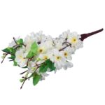 Bukiet 9 JABŁONI w kolorze BIAŁYM 38 cm - obrazek 3