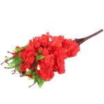 Bukiet 9 JABŁONI w kolorzeCZERWONYM 38 cm - obrazek 3