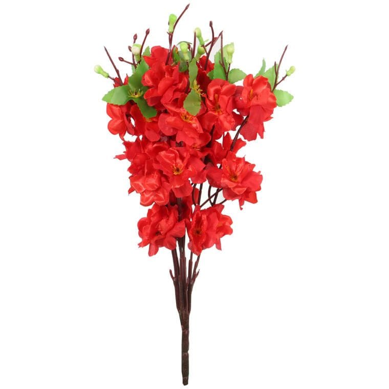 J-182CZ Bukiet 9 JABŁONI w kolorzeCZERWONYM 38 cm - obrazek 1