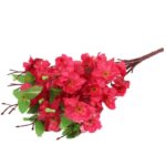 Bukiet 9 JABŁONI w kolorze RÓŻOWYM 38 cm - obrazek 3