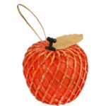 JABŁKO ZAWIESZKA POMARAŃCZOWA 7 CM - obrazek 2