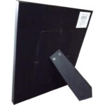 Ramka na zdjęcie zdobiona skórą biało-brązowa 30x25 cm - obrazek 2