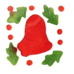 Naklejka żelowa na okno Dzwonek czerwony