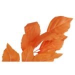 Gałązka Sztucznych Liści Beniamina 106 cm pomarańczowa - obrazek 2