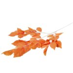 Gałązka Sztucznych Liści Beniamina 106 cm pomarańczowa - obrazek 3