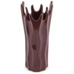 Wazon Dekoracyjny Brązowy Koralowiec Wysoki 24cm z Antypoślizgowymi Podkładkami - obrazek 2