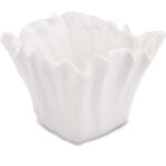 Miseczka dekoracyjna Koralowiec w kształcie kwadratu - biała