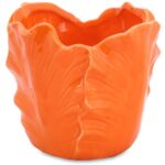 Miseczka płatki kwiatu pomarańczowa - obrazek 2
