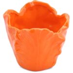 Miseczka płatki kwiatu pomarańczowa - obrazek 3