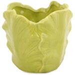 Zielona Miseczka Dekoracyjna w Kształcie Kwiatu - obrazek 3