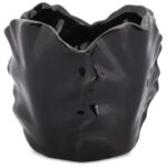 Czarna Dekoracyjna Miseczka w Kształcie Kwiatu - obrazek 3