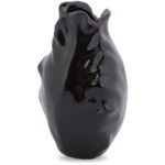 Wazon Dekoracyjny Czarny Pąk Kwiatu o Wysokiej Trwałości